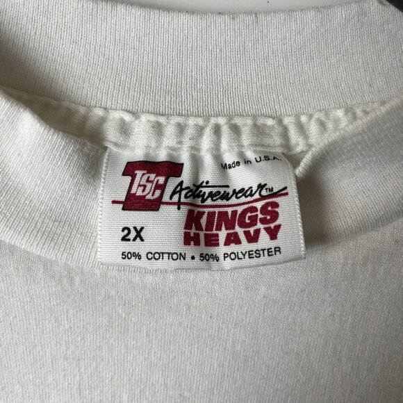 1991 Vintage 90s Fairfield Ohio T Shirt White Extra Large XL USA Baseball Sports - Picture 4 of 16